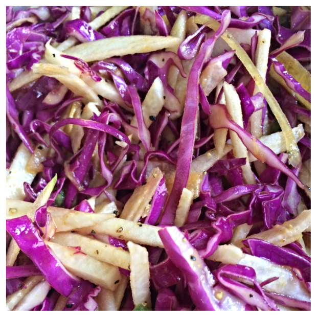 Peach and the Willow Slaw