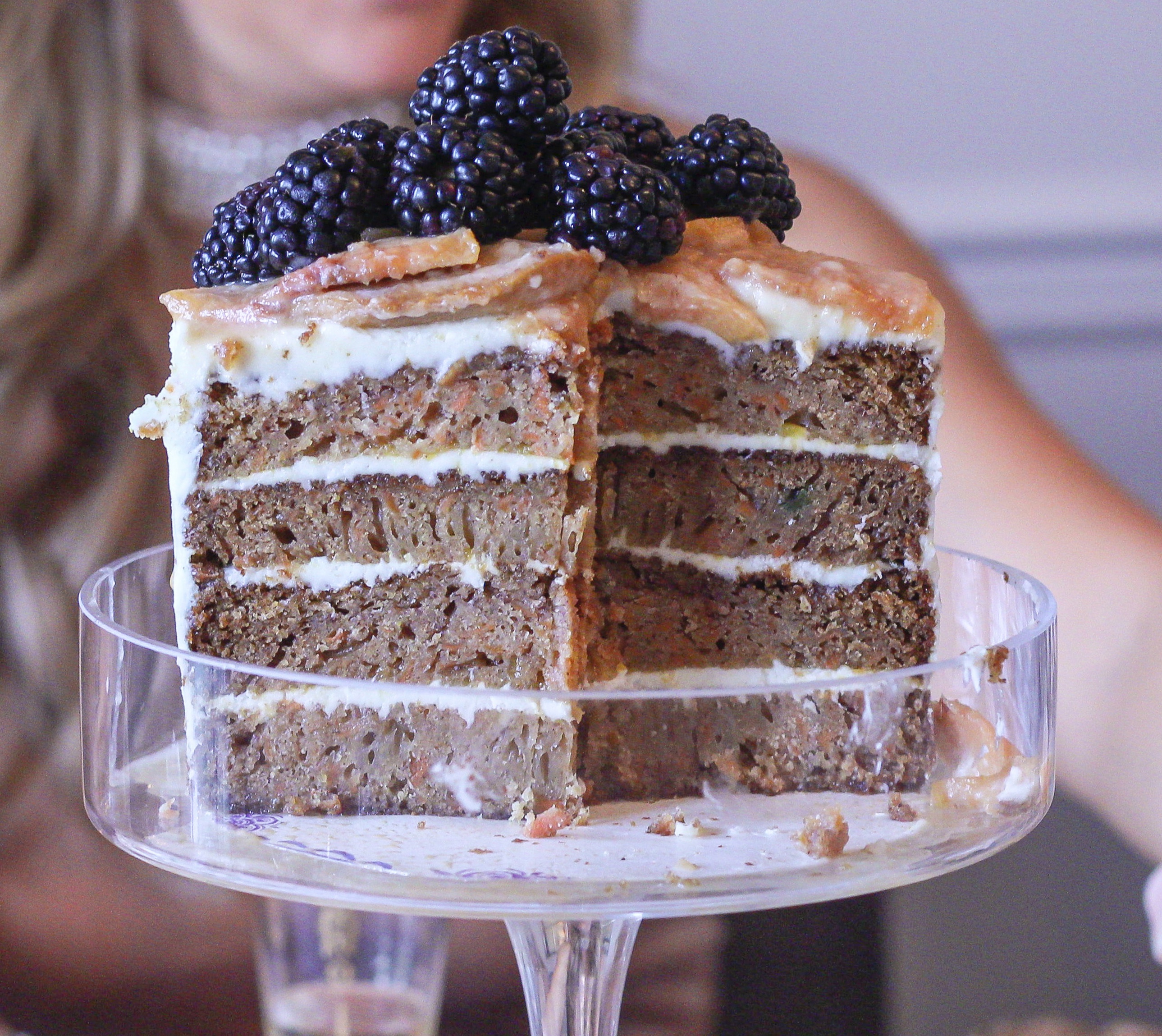 Peach Carrot Cake...slice of heaven