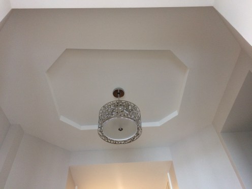 Before - Foyer Chandelier