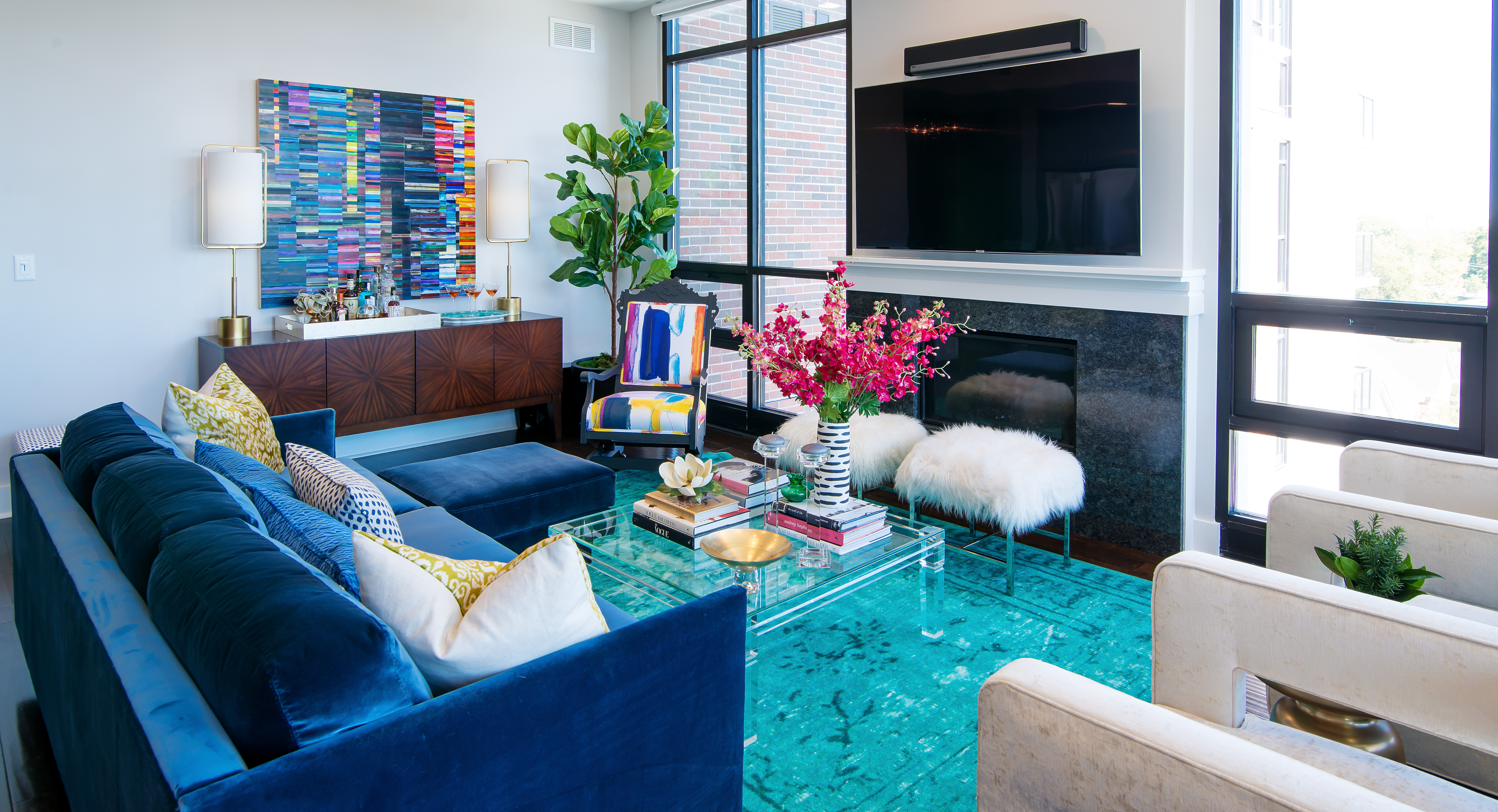 Living Room at Angle